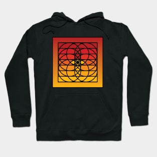 Doc Labs - Third Eye / Awakening (Geometric Art / Meditation / Yoga) - Version 1 - (Orange/Red) Hoodie